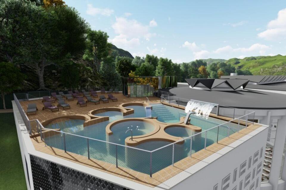 Appartement 2 Personnes Cures Ski Luchon Bagneres-de-Luchon Exterior foto